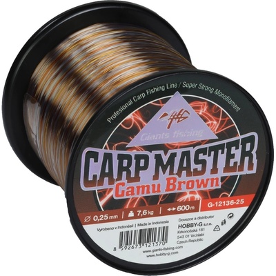 Giants Fishing Carp Master camo Brown 600 m 0,35 mm 11,9 kg