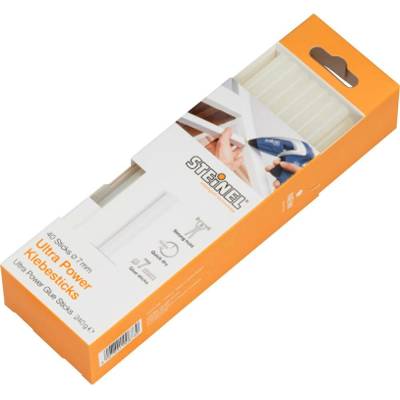 Steinel 006730 lepiace tyčinky 7 mm 150 mm priehľadná 240 g 40 ks