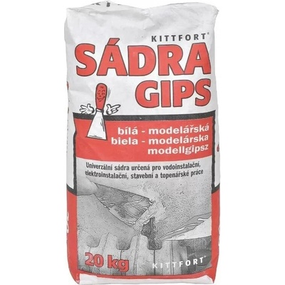 Sádra modelářská BÍLÁ 20kg