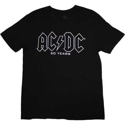 AC/DC tričko Logo History čierne