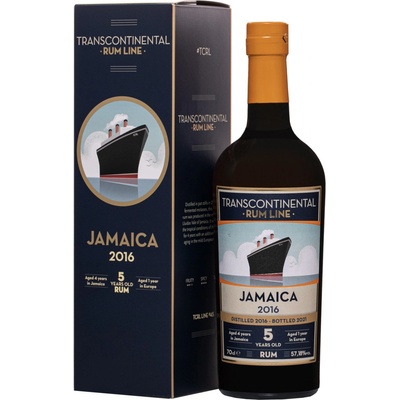 Transcontinental Rum Line Jamaica 2016 5y 57,18% 0,7 l (karton)