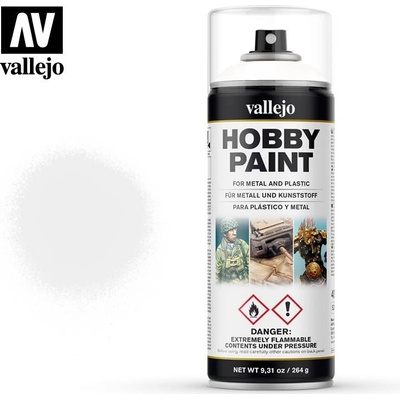 Vallejo Aerosol 28010 White Primer Spray 400ml Hobby Paint – Zbozi.Blesk.cz