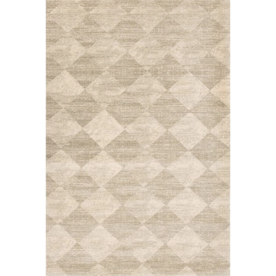 Agnella Бежов вълнен килим 200x300 cm Agnus Checkered - Agnella (5901760415224)