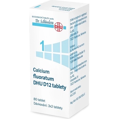 CALCIUM FLUORATUM DHU POR D12 TBL NOB 80