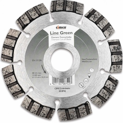 Cimco Diamantoý řezný kotouč 115 mm 208742