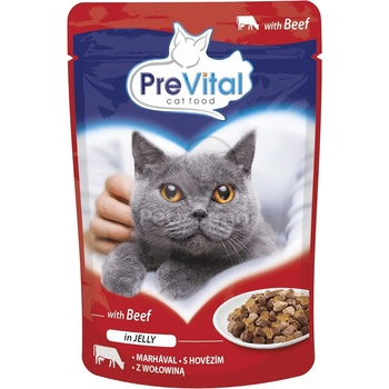 Image 1 of PreVital Beef in jelly 24x100 g