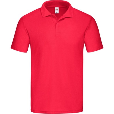 Fruit of the Loom original polo / Мъжка поло тениска с къс ръкав - червена s (16305000401)
