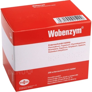 WOBENZYM POR TBL ENT 200 II