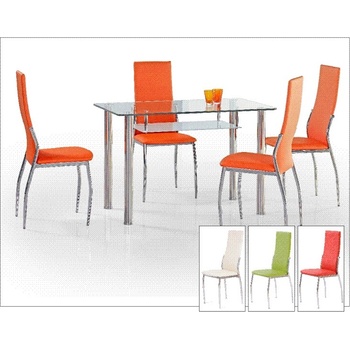 Jedálenský set - Famm - Olivier + K3 - Oranžová