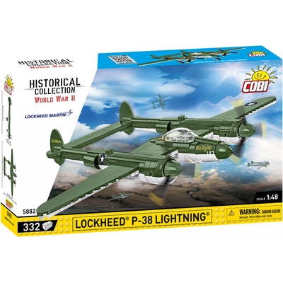 Cobi 5882 Americký stíhací letoun Lockheed P-38 Lightning, 1:48