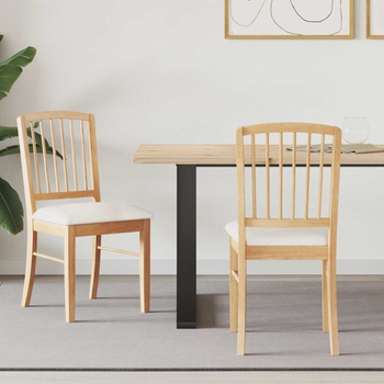 vidaXL Обедени столове 2 pcs Естествен 50 x 52, 5 x 91 см (42020449)