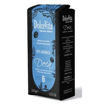 Dolce Vita Мляно кафе Dolce Vita Deca без кофеин 250 г