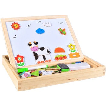 EmonaMall Дървена дъска (кутия с магнитен пъзел) EmonaMall - Код W4300 (W4300-201023026-2002010230260)