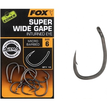 FOX Edges Armapoint Super Wide Gape In-Turned Eye vel.2 10 ks