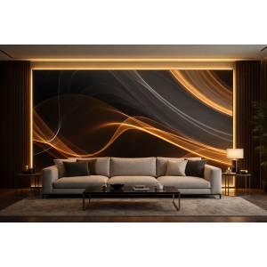  Стенен панел bamboo charcoal i Модел: 5918 i с непрекъсната или огледална шарка i uv лак