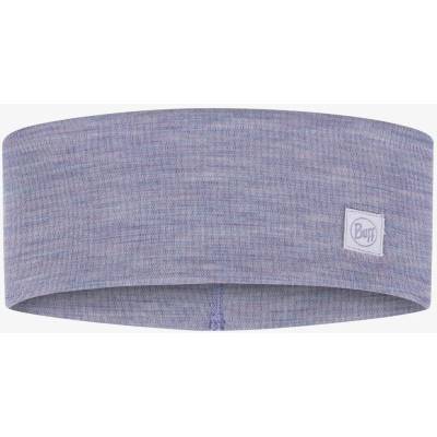 Buff Merino Wide Headband solid iris