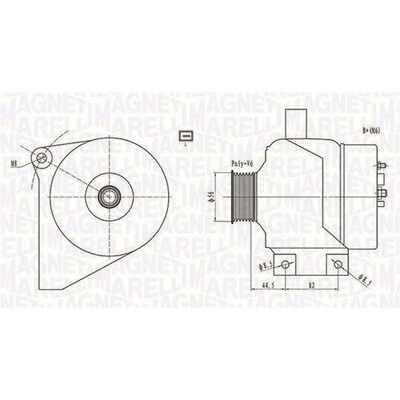 Generátor MAGNETI MARELLI 063731861010
