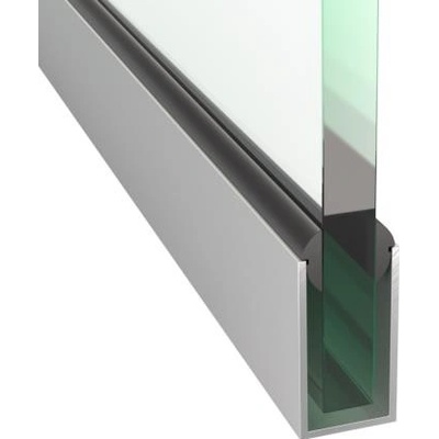 Umakov Zasklenie pevné - profil U 36x19x2mm GS-AL/ZP-3619/N/E-U-10