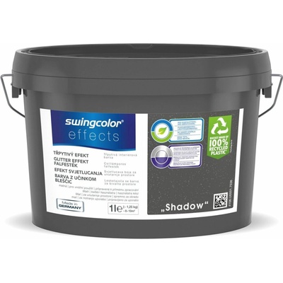 Swingcolor Barva s efektem třpytivým 1 l shadow matná 6196.U0001.7536