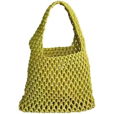 Macramé kabelka do ruky Žltá