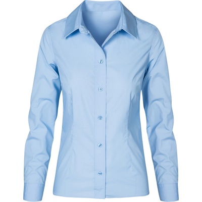 Promodoro Dámska košeľa s dlhým rukávom E6315 Light Blue