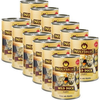 Wolfsblut Консерва Wolfsblut Wild Duck Puppy 12 x 395 г
