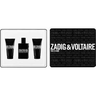 Zadig & Voltaire This Is Him EDT 50ml + 2 x Shower Gel 50ml за мъже