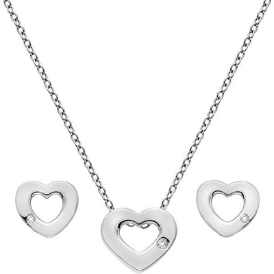 Hot Diamonds sada strieborných šperkov Amulets SS136 náhrdelník náušnice