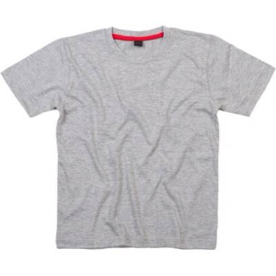 Mantis Dětské triko z organické bavlny MK15 Heather Grey Melange
