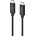Belkin Connect USB4 USB-C to USB-C Cable 240W - здрав USB4 кабел с въжена оплетка за устройства с USB-C порт (200 см) (черен)