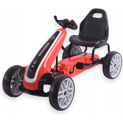 Milly Mally Šlapací motokára Gokart Power Red