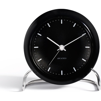 Rosendahl Настолен часовник Arne Jacobsen City Hall черен (43673)