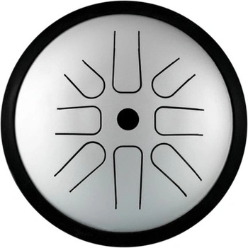 Hluru tongue s vysokým tónom - 8 nôt D-dur (major) šedý