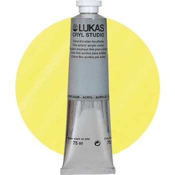LUKAS Cryl Studio АКРИЛНА боя Fluorescent Lemon Yellow 75 ml 1 бр (46020010)