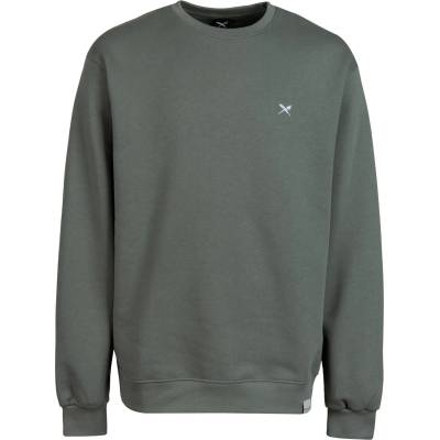 IRIEDAILY Мъжки пуловер Iriedaily Mini Flag 2 Crew Jumper - Jungle Green (017-3153-1412)