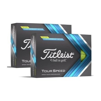Titleist Tour Speed Žlutá 24 ks