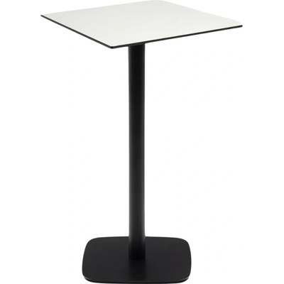 Kave Home Dina 60 x 60 cm bílý s černou podnoží