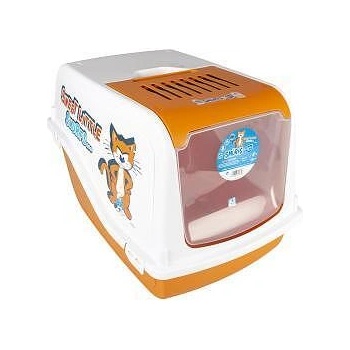 Duvo Plus Smurfs - Закрита котешка тоалетна, 57Х39Х38 см