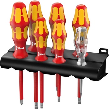 Wera 160 i/165 i/7 Rack súprava skrutkovačov, plochý, krížový PZ, 7-dielna, 05006148001; 05006148001