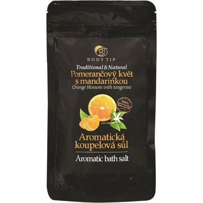 Vivaco Body Tip aromatická soľ do kúpeľa Pomarančový kvet s mandarínkou 300 g