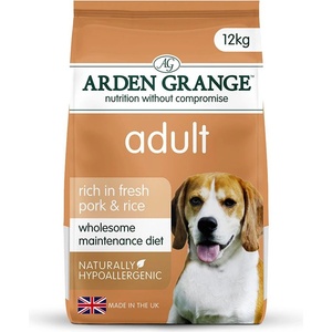 Arden Grange Възрастен с прясно свинско и ориз 12 кг