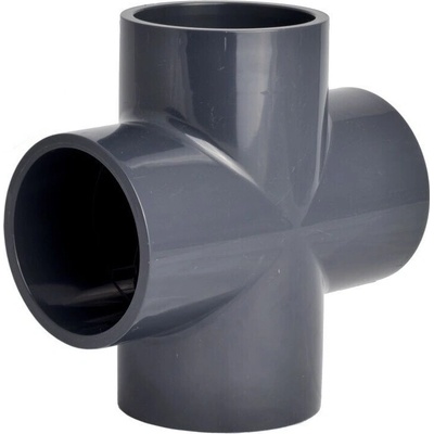 PVC kříž 50 mm lepení
