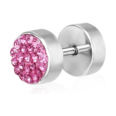 Marre piercing falešný plug se Swarovski krystaly LQPC298