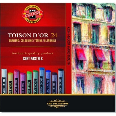 KOH-I-NOOR toison d'or set of soft pastels sada suchých pastelů 24 ks