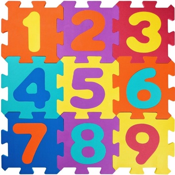 Plastica 91627 puzzle koberec Čísla 10 ks