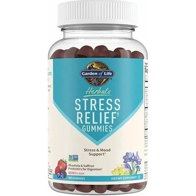 Garden of Life Stress Relief žuvacie tablety pre duševnú pohodu 60 ks