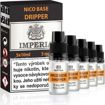Nikotinová báze Imperia Dripper (30/70): 5x10ml / 3mg