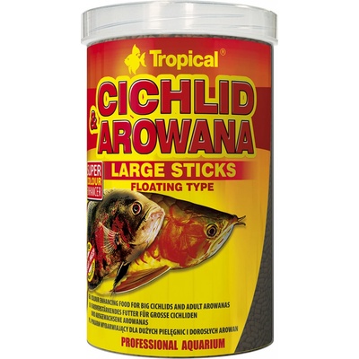 Tropical Cichlid Arowana Large Sticks 1 l 300 g