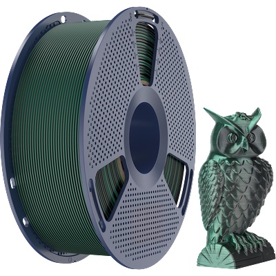 SUNLU Silk PLA+ Dual Color Black Green - 1, 75 mm / 1000 g (6933582309367)