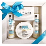 Bodyfarm Комплект Greek Yogurt & Royal Jelly - Душ гел, Крем и Шампоан, 3 х 50 ml - ozone